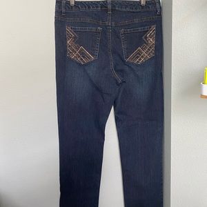 Style & Co Straight Leg Tummy Control Jeans